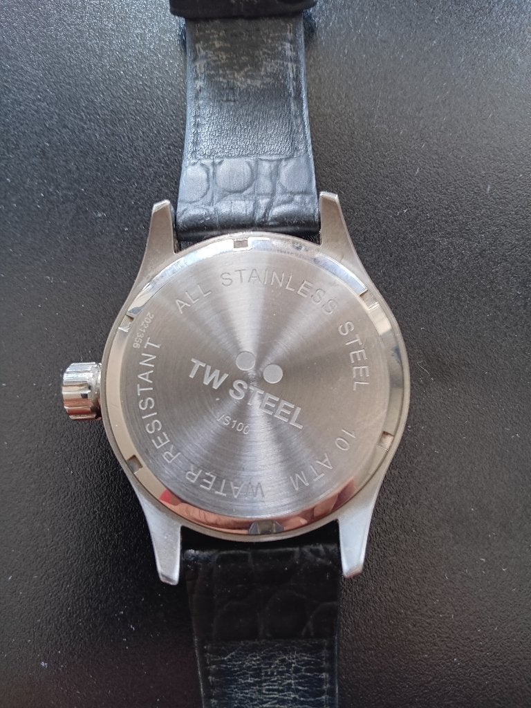 TW Steel VS100, Overige merken, Polshorloge, Ophalen of Verzenden, Leer