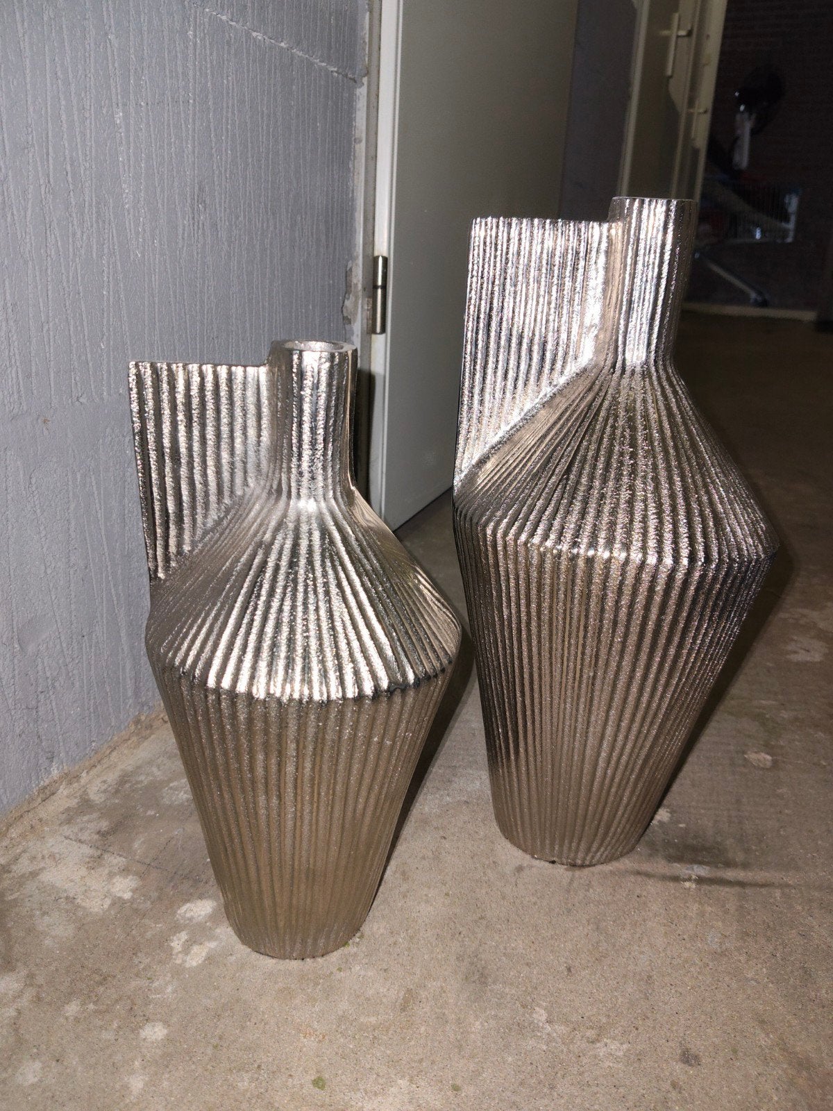 vazen grote en kleine, Huis en Inrichting, Woonaccessoires | Vazen, Ophalen, Goud