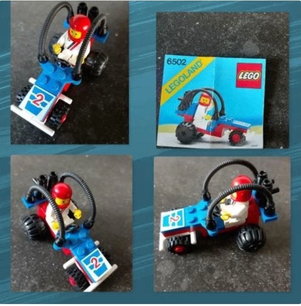 Lego turbo racer 6502, Lego, Ophalen of Verzenden, Zo goed als nieuw, Complete set