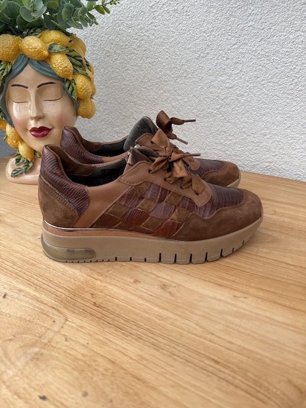 Softwaves bruin leren sneakers, Kleding | Dames, Bruin, Nieuw, Ophalen of Verzenden, Sneakers of Gympen