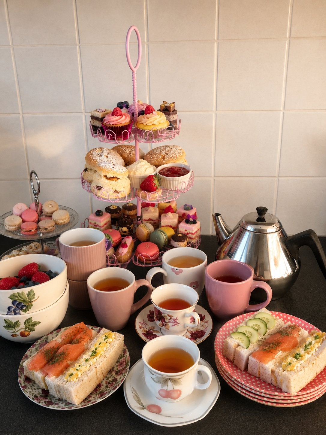 High Tea Servies te Huur, Ophalen of Verzenden, Nieuw, Verjaardag