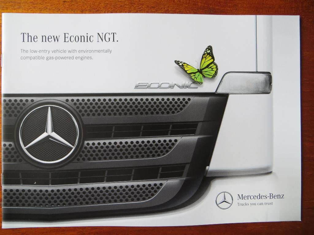 Mercedes-Benz The new Econic NGT (aug. 2014), Ophalen of Verzenden, Nieuw, Mercedes