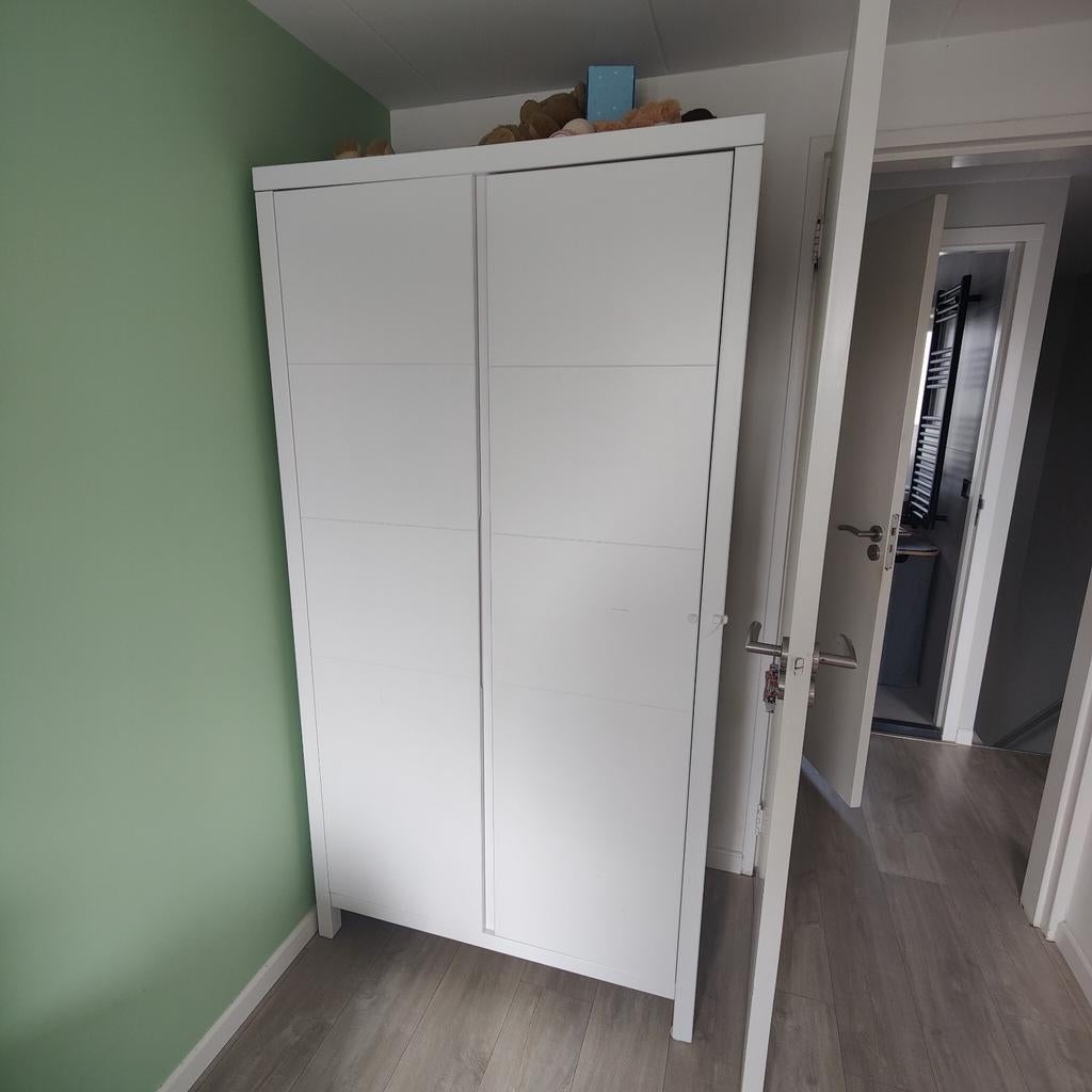 Bopita kledingkast wit - Ruime en stijlvolle opberger, Huis en Inrichting, Ophalen, Met deur(en), Gebruikt, Modern, Scandinavisch