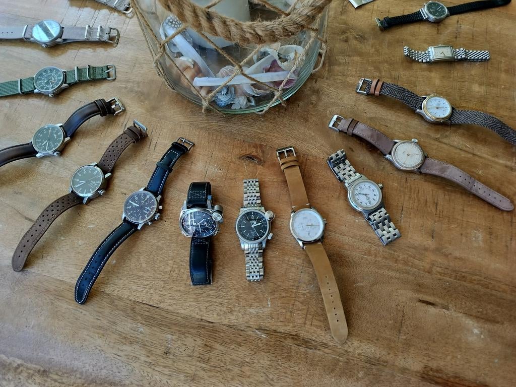 Mooi Fortis Meistersinger Oris TAG Heuer Bulova IWC horloge, Staal, Polshorloge, Ophalen of Verzenden, TAG Heuer