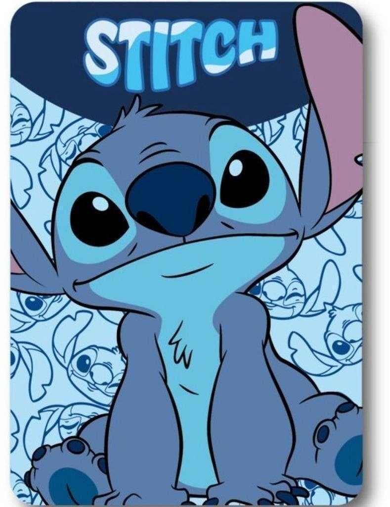 Stitch Fleece Deken - Blauw - Disney Fleecedeken / Plaid, Blauw, Stitch, Nieuw, Ophalen of Verzenden