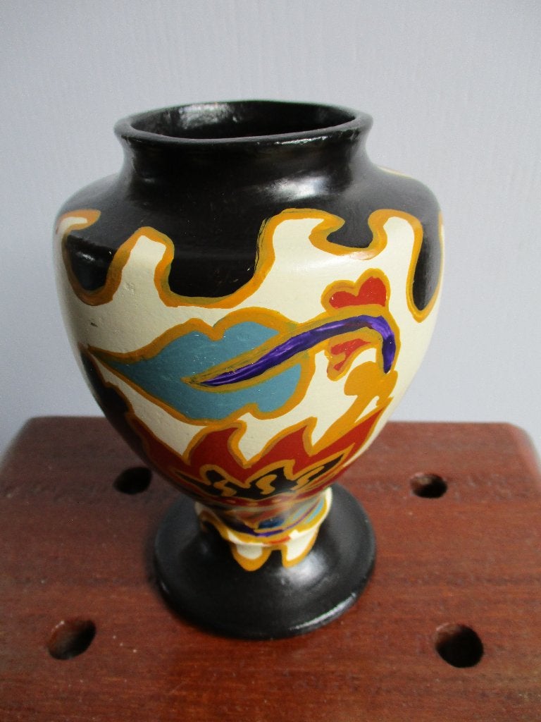 Gouda Holland oude vaas plateel, Ophalen of Verzenden