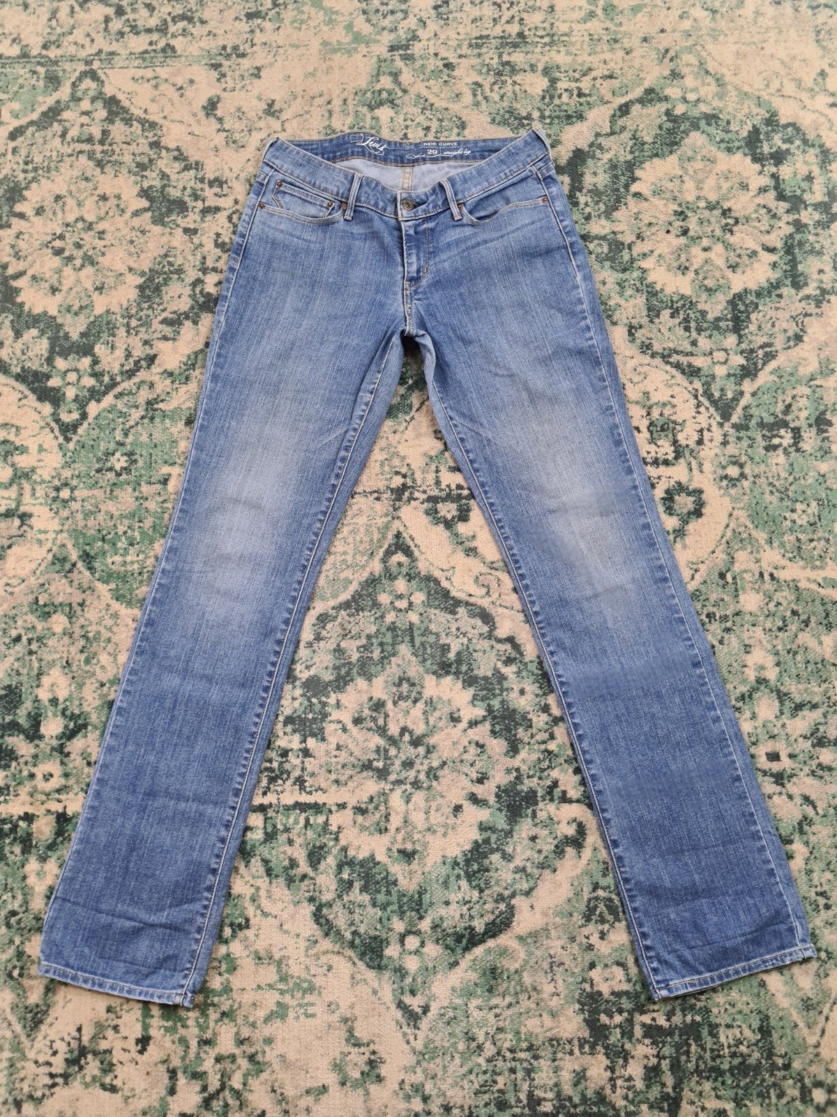 Levi's denim curve straight leg W29 L34 Dames Tulsi2934, Blauw, Ophalen of Verzenden, Zo goed als nieuw, W28 - W29 (confectie 36)