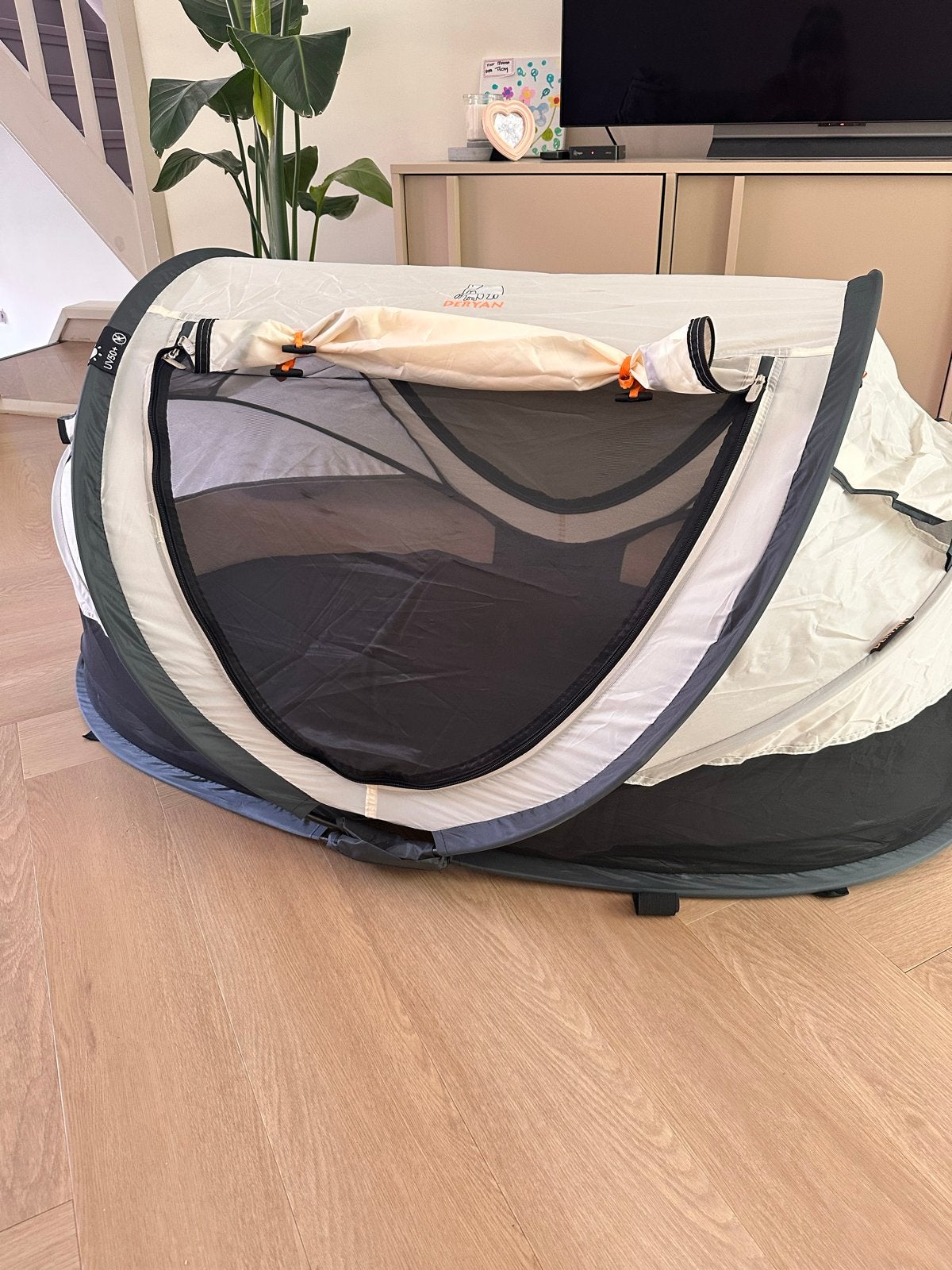 Deryan Peuter Luxe Tent/Campingbedje - Zo goed als nieuw!, Ophalen, Zo goed als nieuw
