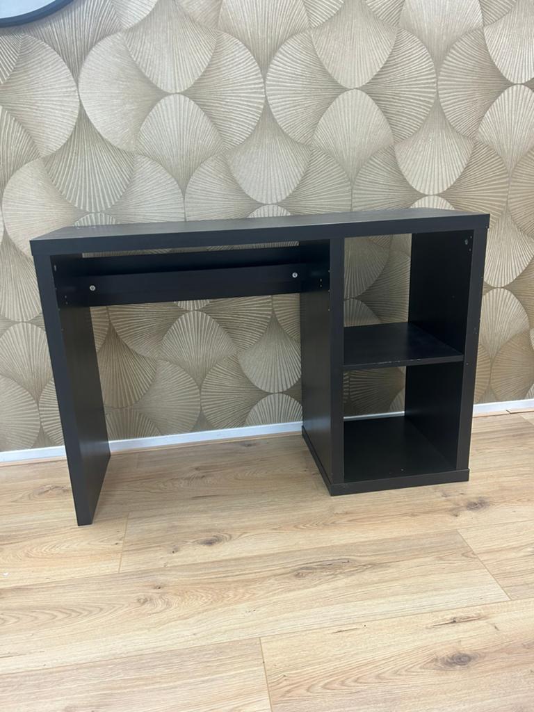 IKEA KALLAX Bureau / Computertafel – Zwartbruin, Ophalen, Zo goed als nieuw