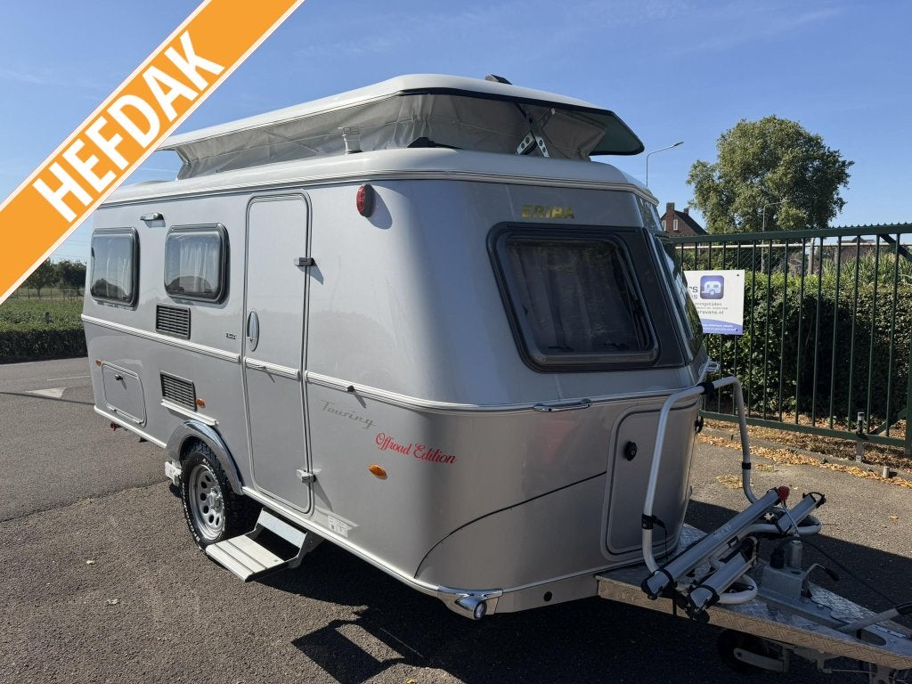 Eriba Touring 550 Offroad - Super compleet - Eenmalig, Caravans en Kamperen, Fietsenrek, Bedrijf, Treinzit, Tot en met 3