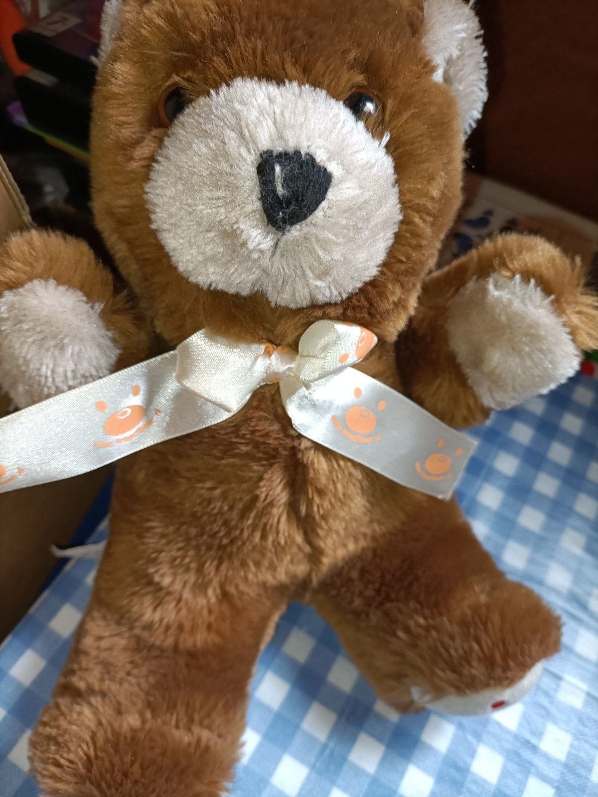 Troostbeer knuffel troost beer 26 cm groot, Ophalen of Verzenden, Zo goed als nieuw, Stoffen beer, Overige merken