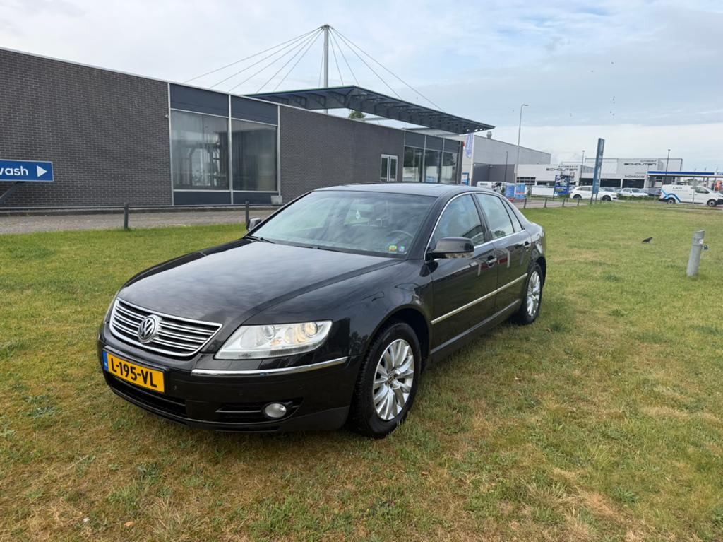 Volkswagen Pheaton 3.2 V6 Automaat 2003 Zwart, Auto's, Volkswagen, Automaat, Open dak, Achterwielaandrijving, Zwart