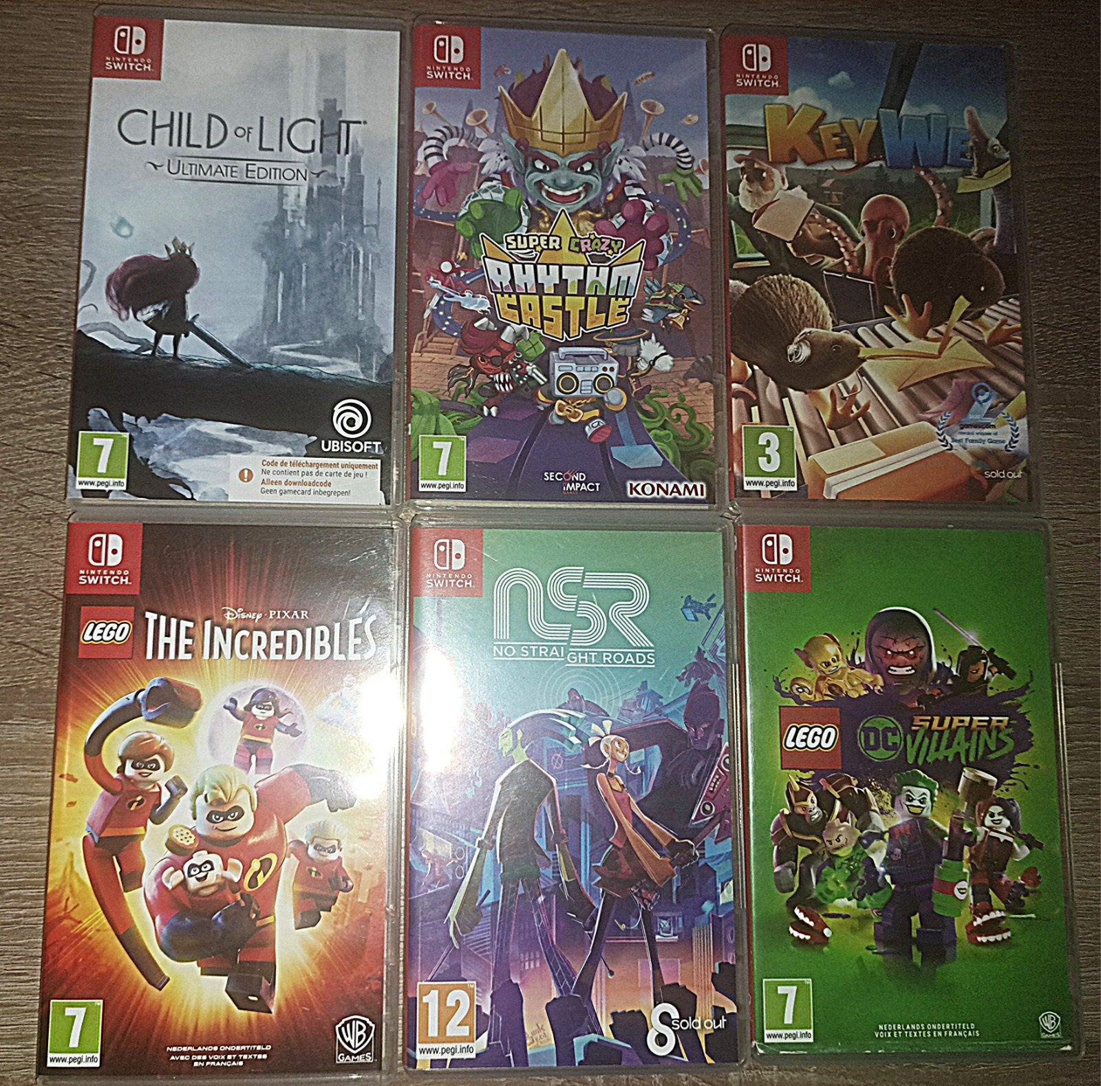 6 nintendo switch games bieden, Spelcomputers en Games, Games | Nintendo Switch, 1 speler, Ophalen of Verzenden, Zo goed als nieuw