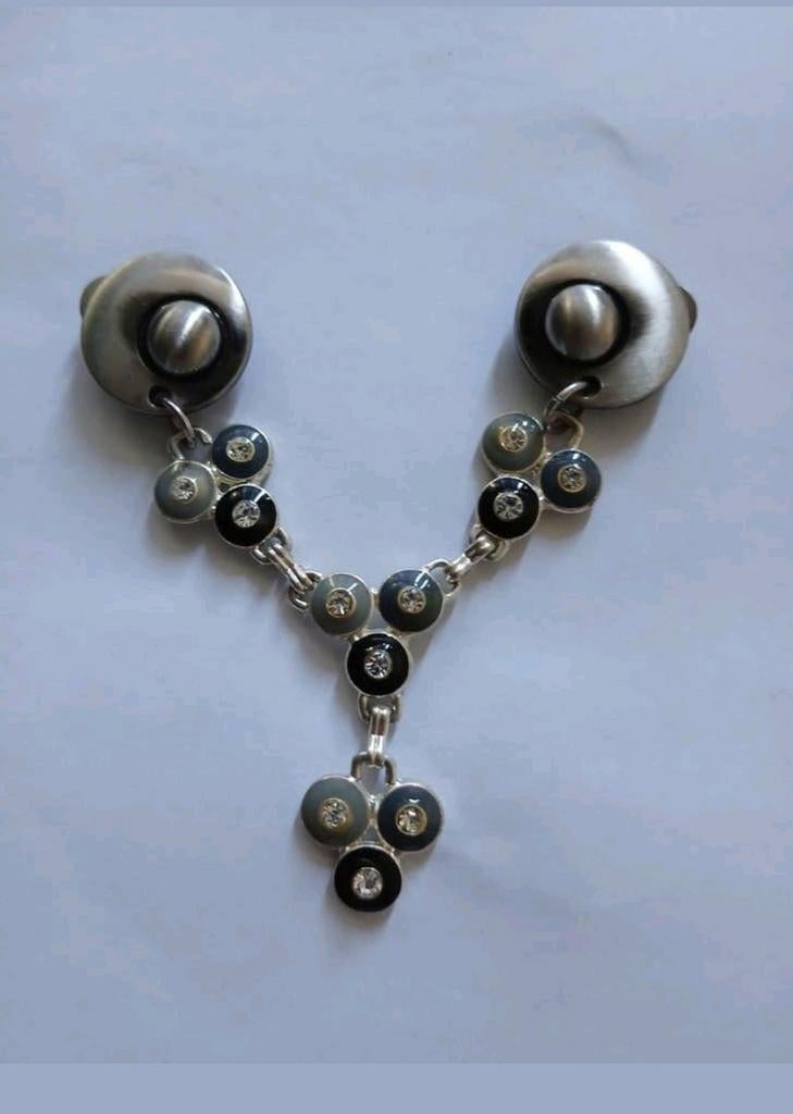 Vintage kraag broche, Sieraden, Tassen en Uiterlijk, Ophalen of Verzenden, Zo goed als nieuw, Overige materialen