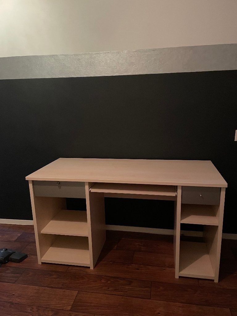 bureau, Huis en Inrichting, Bureaus, Ophalen, Gebruikt, Met lades, Spaanplaat of MDF