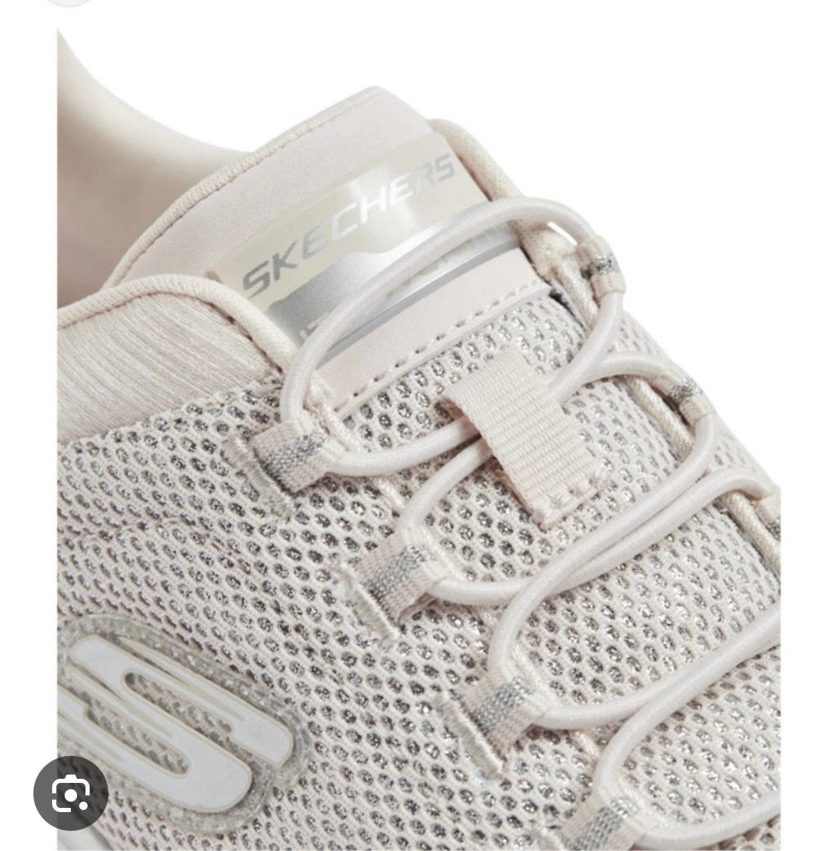 Gezocht Skechers Slip-ins sneakers met strass - wit, Ophalen of Verzenden, Zo goed als nieuw, Roze, Sneakers of Gympen
