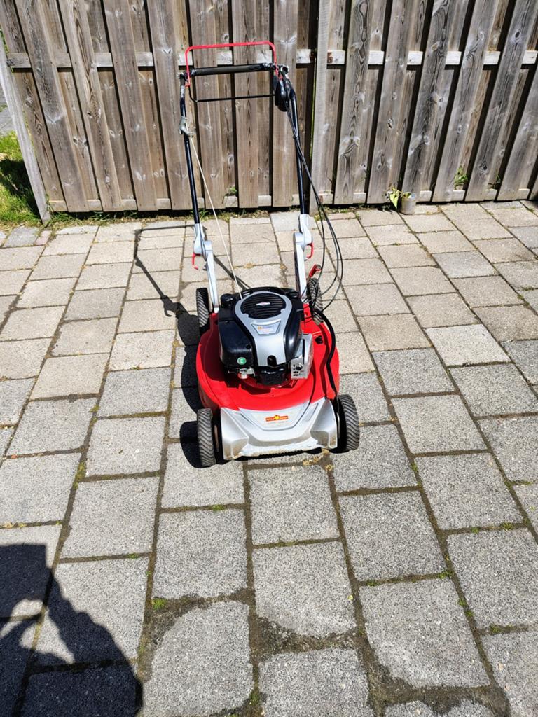Wolf Garten 53 BA V benzine grasmaaier, Ophalen, Cirkelmaaier, Gebruikt, Benzine-grasmaaier