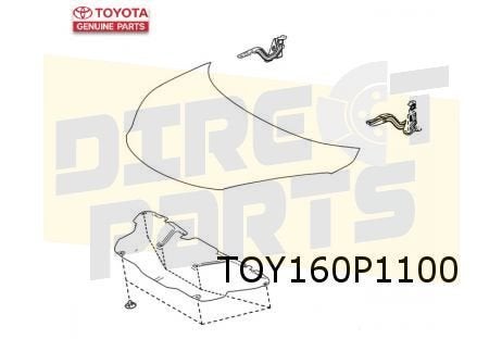 Toyota Aygo X 12/25- (B70) Moterkap  Origineel! 533010H110, Auto-onderdelen, Carrosserie en Plaatwerk, -, Verzenden, -, Nieuw