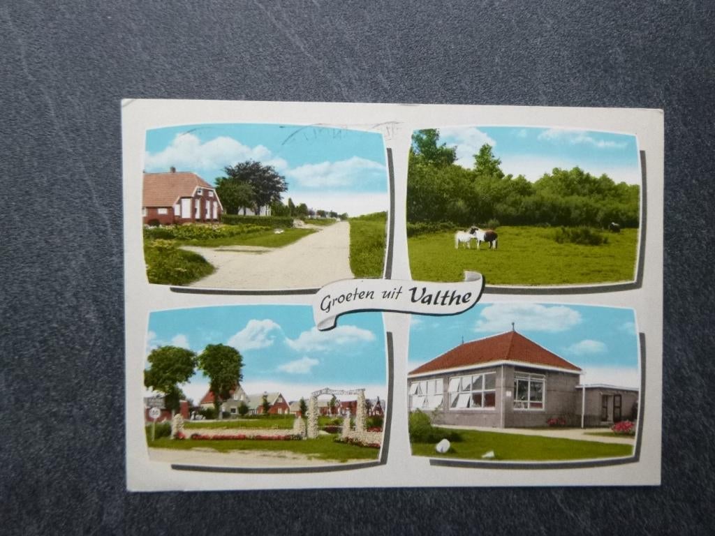 groeten uit Valthe 1976, Verzenden, 1960 tot 1980, Ongelopen, Noord-Brabant