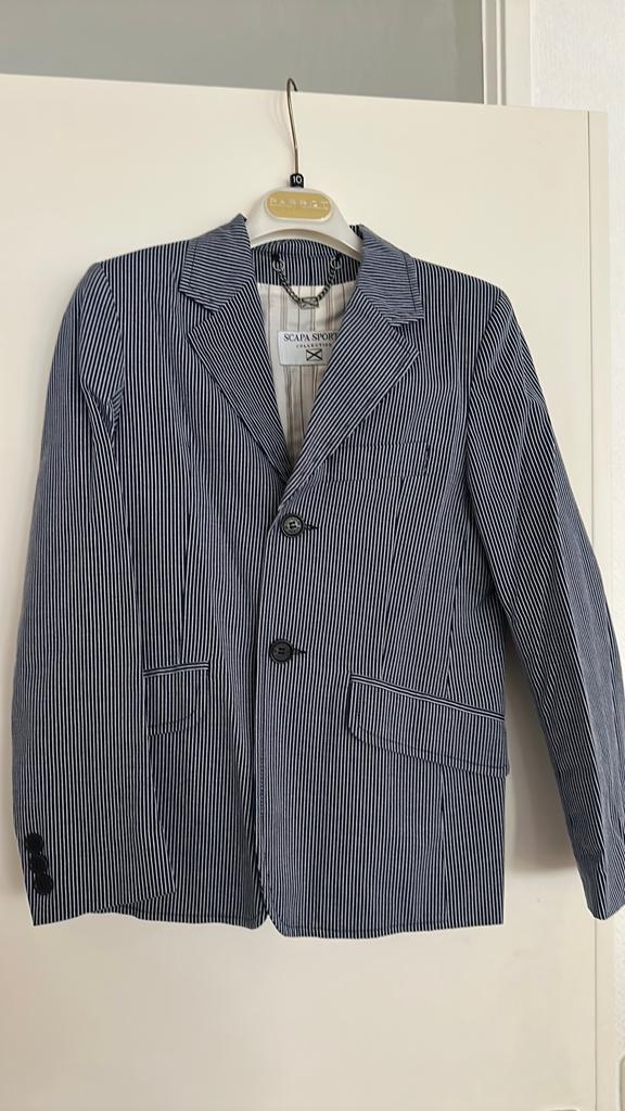 Scapa Sports Collection gestreept colbert, Ophalen of Verzenden, Zo goed als nieuw, Jongen, Jas