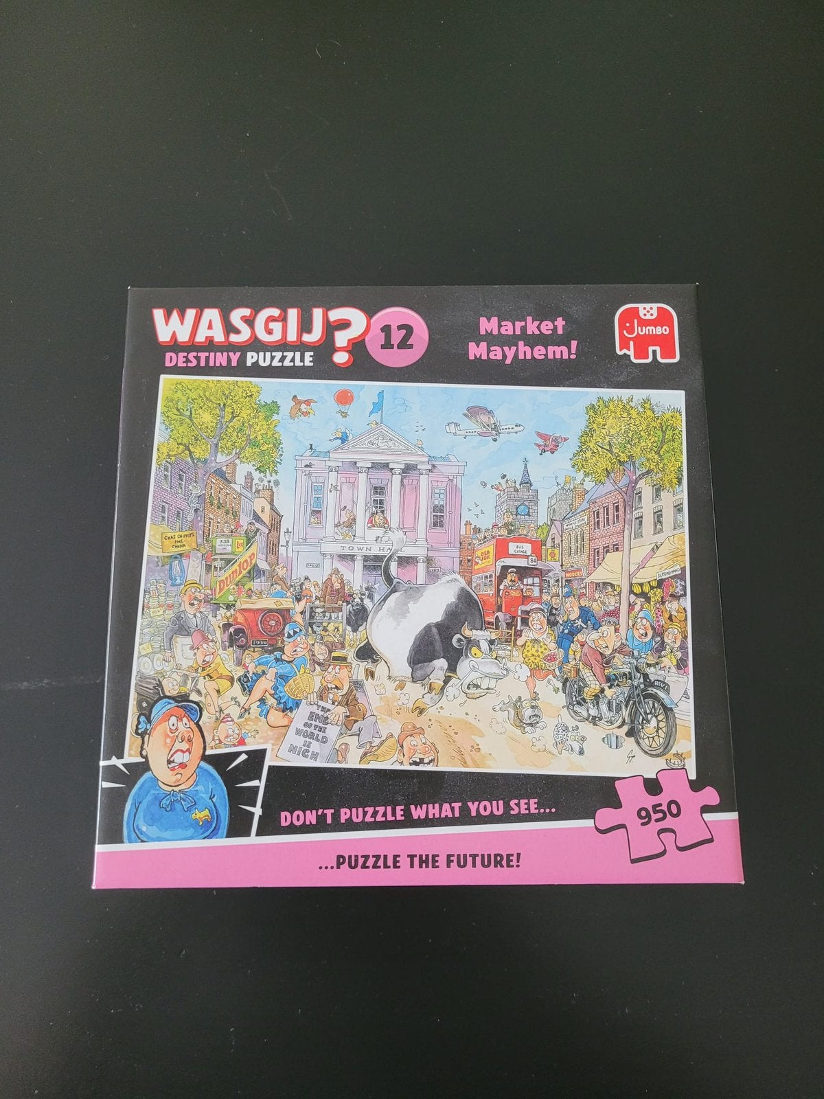Wasgij Puzzel Destiny | Markt chaos | 950 stukjes, Ophalen, 500 t/m 1500 stukjes, Zo goed als nieuw