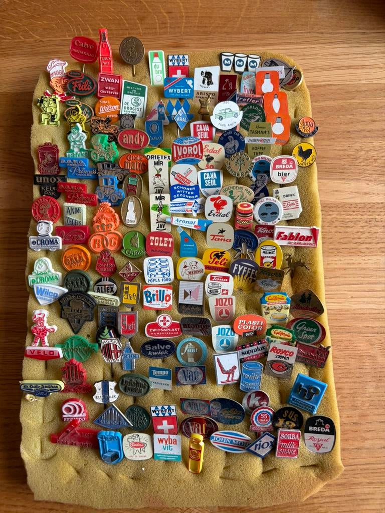 Speldjes pins retro (set 2), Ophalen of Verzenden, Gebruikt, Overige onderwerpen, Speldje of Pin