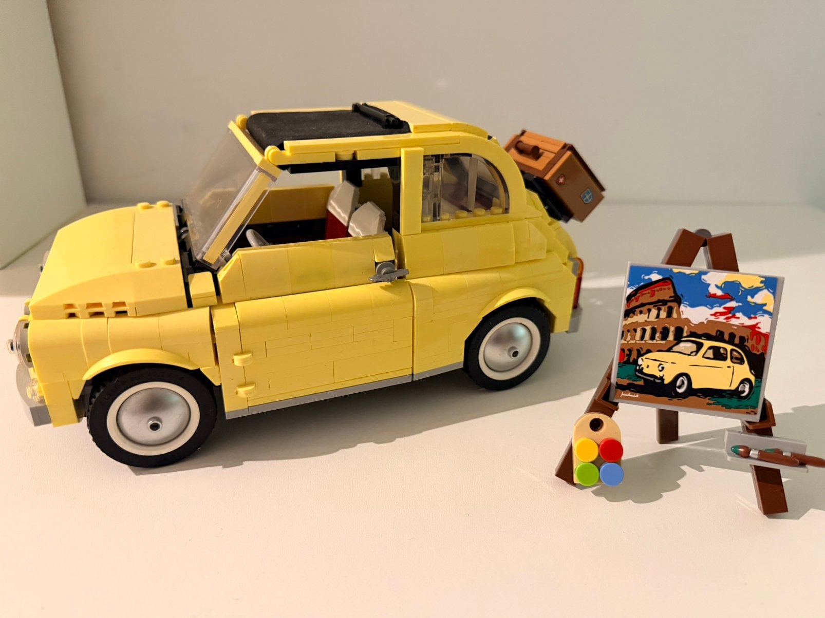 LEGO Creator Expert Fiat 500 (setnummer 10271)., Ophalen of Verzenden, Zo goed als nieuw