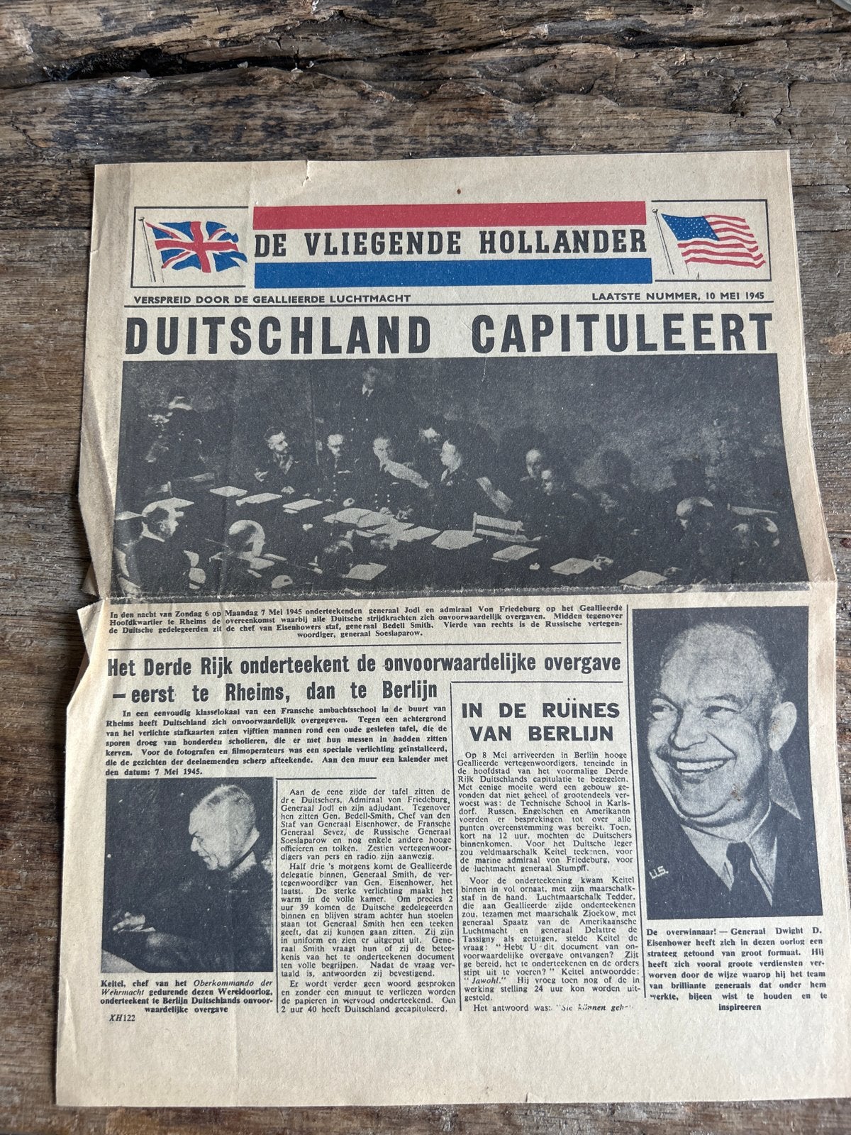 De Vliegende Hollander - Laatste Nummer 10 Mei 1945, Verzamelen, Ophalen of Verzenden, Nederland