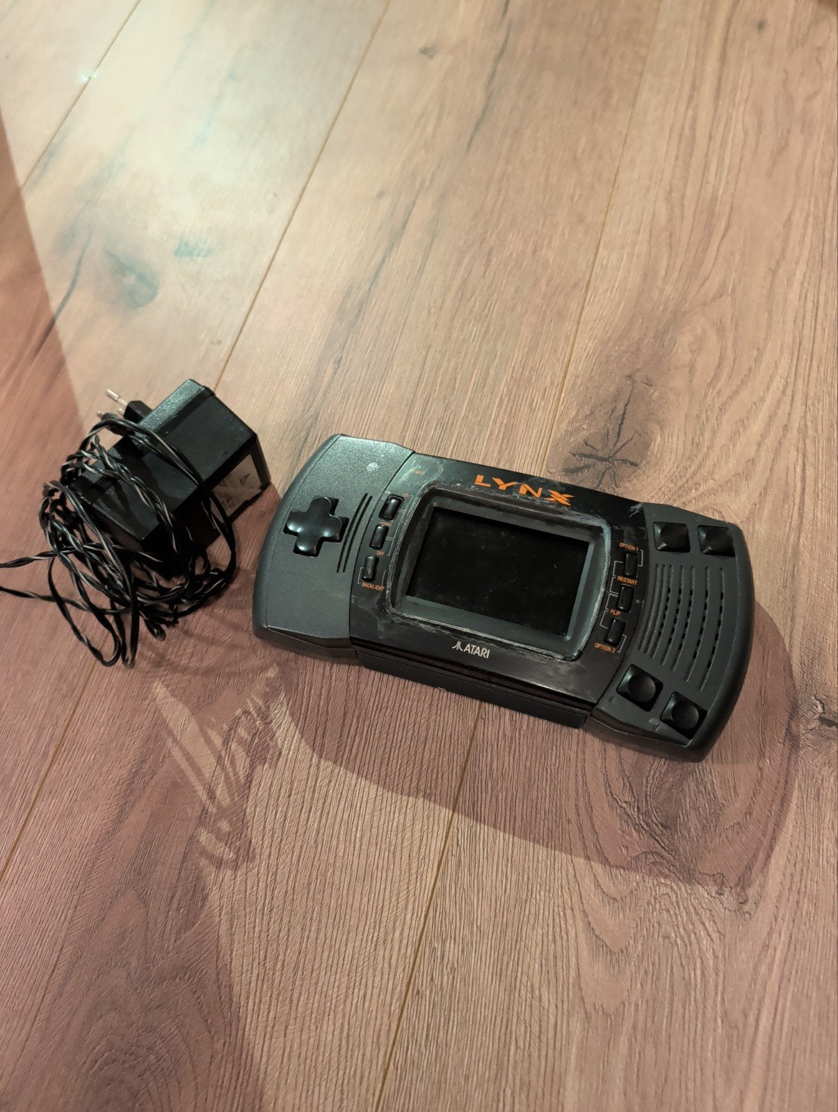 Atari Lynx met 6 games en adapter, Spelcomputers en Games, Ophalen of Verzenden, Zonder controller, Atari Lynx, Gebruikt