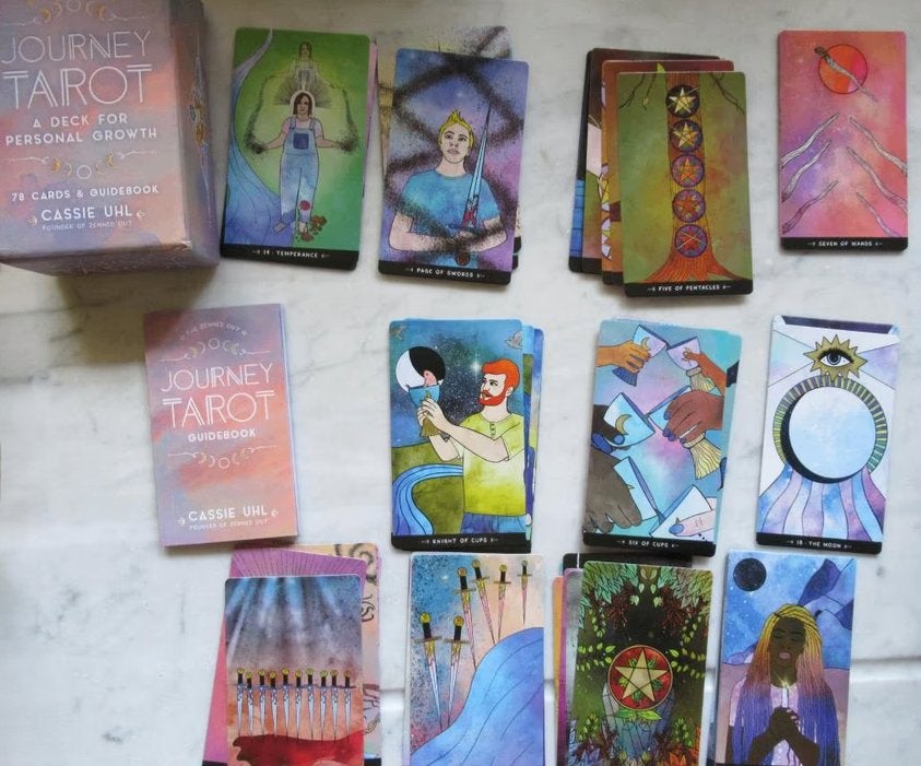 Journey Tarot, Boeken, Spiritualiteit algemeen, Overige typen, Zo goed als nieuw, Cassie Uhl