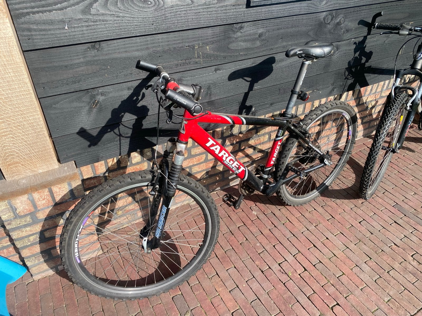 Target Mountainbike - Rood/Zwart - Gebruikt, Gebruikt, Hardtail, 53 tot 57 cm, Ophalen