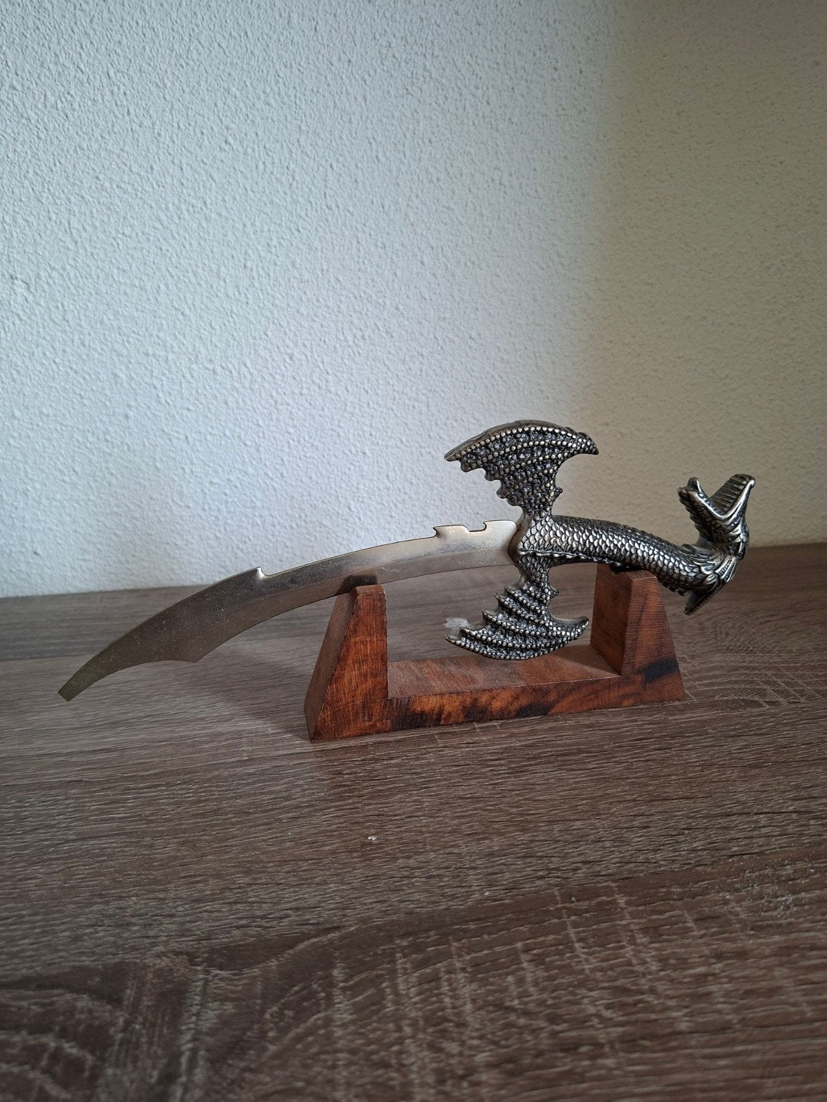 Decoratieve briefopener met drakenhandvat, Verzamelen, Ophalen of Verzenden, Gebruikt