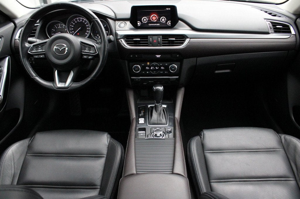 Mazda 6 Sportbreak I ACC I OPENDAK I LEDER I KEYLESS I CAM I, Auto's, 6 sportbreak, Leder, 16 km/l, 1450 kg