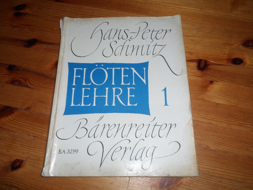Hans peter schmitz - flotenlehre, Gebruikt, Dwarsfluit of Piccolo, Ophalen of Verzenden, Artiest of Componist