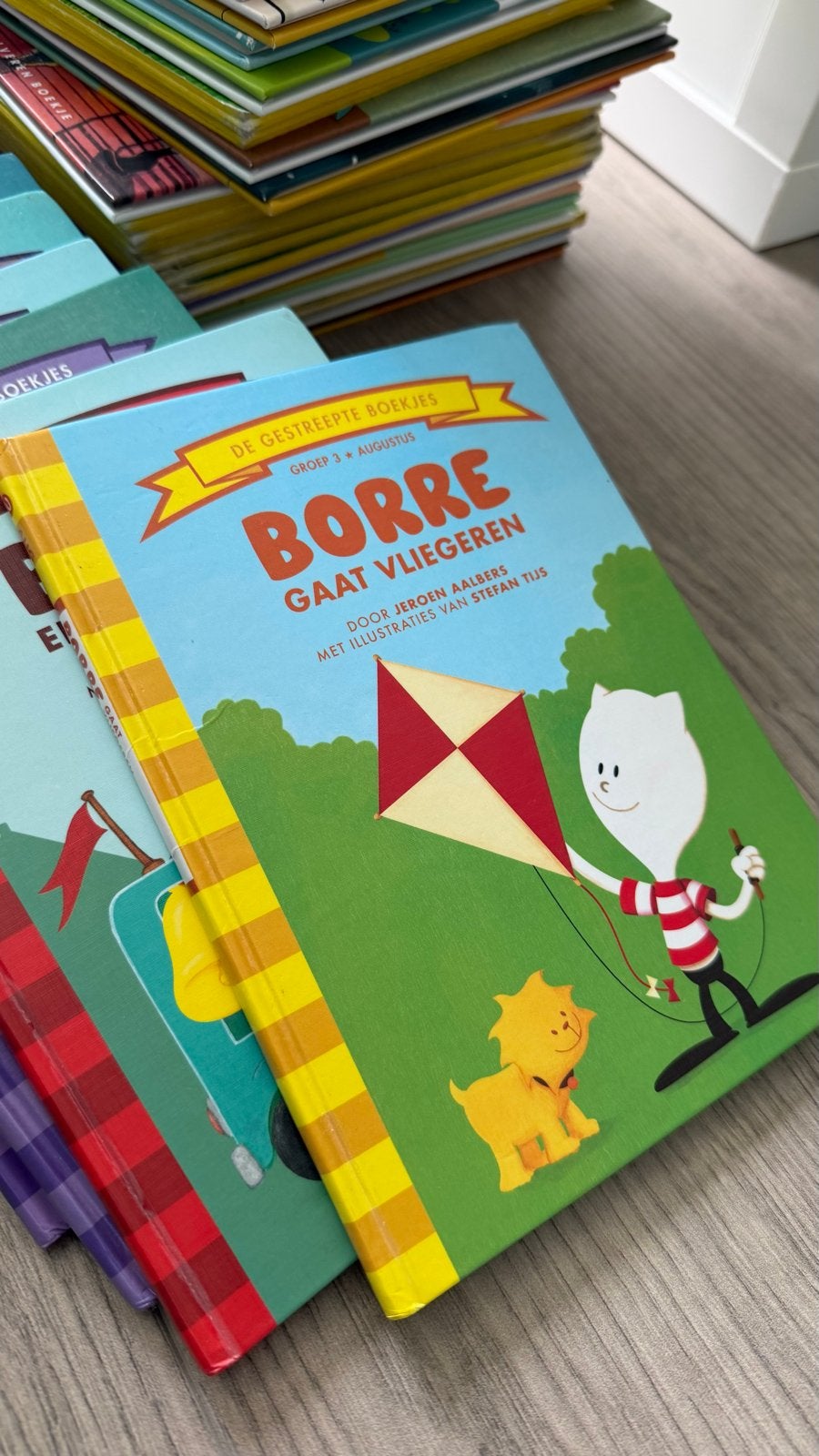 Borre Leesboeken: Complete Set De Gestreepte Boekjes, Boeken, Ophalen, 5 of 6 jaar, Fictie algemeen, Jongen of Meisje