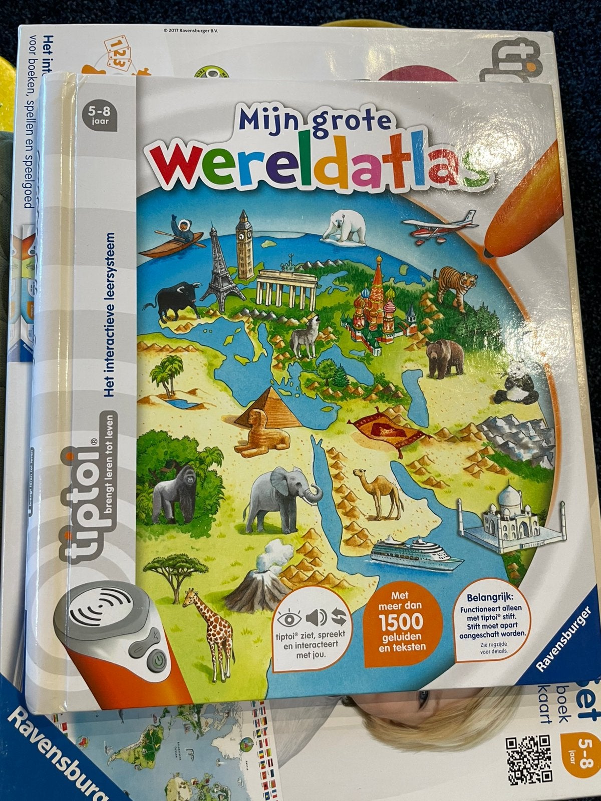 Tiptoi mijn grote wereldatlas, Ophalen of Verzenden, Zo goed als nieuw