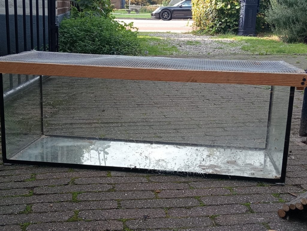 glazen kooi knaagdieren, Kooi, Gebruikt, Cavia, 75 tot 110 cm