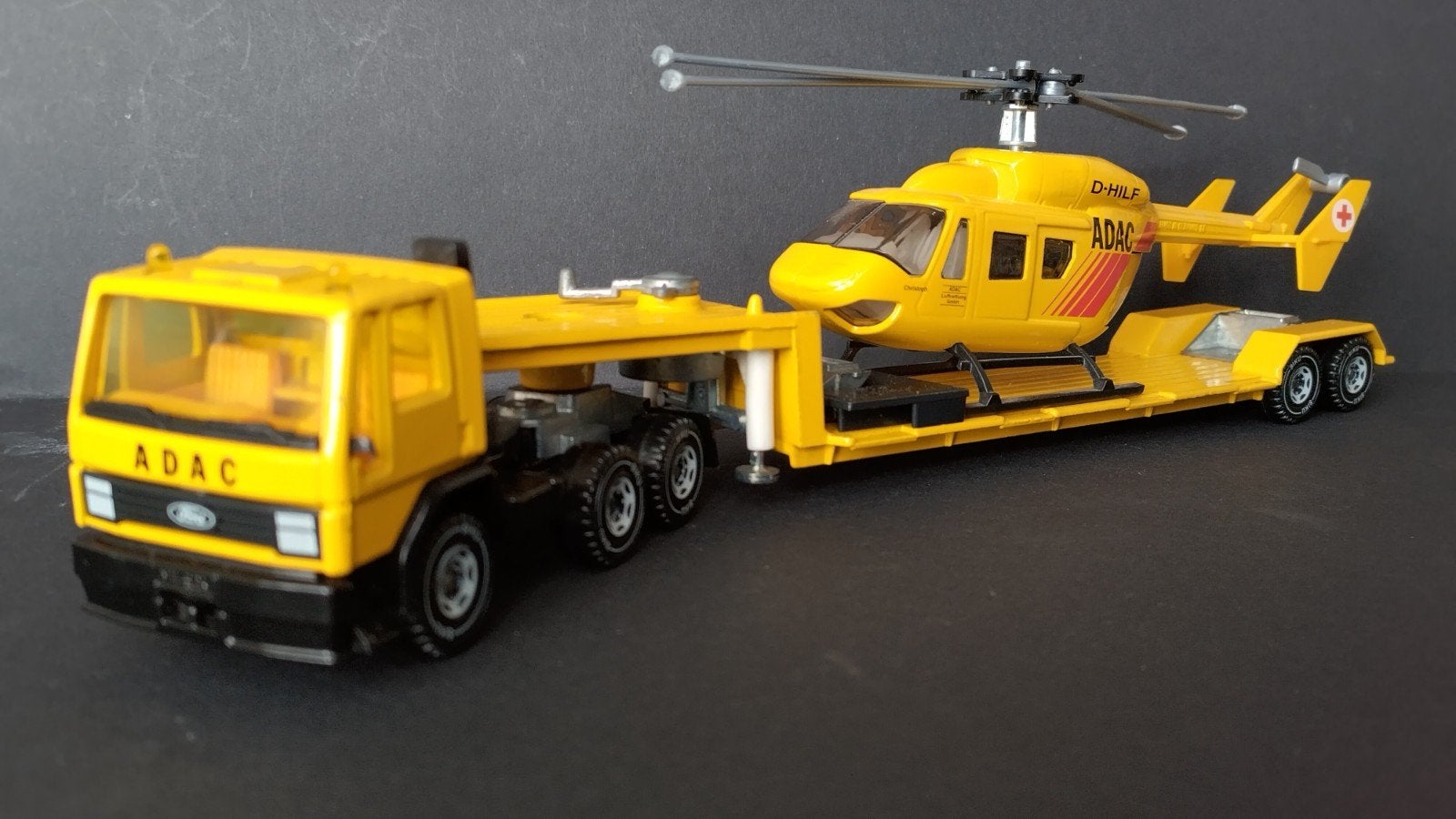 Ford Cargo Met Adac Heli 1:55 Siku Pol, SIKU, Verzenden, Bus of Vrachtwagen, Sieper