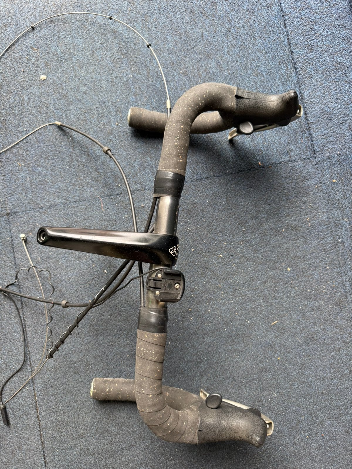 Racefiets stuur en shifters retro, Verzenden, Gebruikt, Aluminium, Overige merken