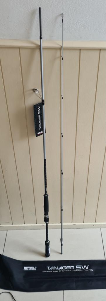 Mitchell tanager SW. Zee spinhengel. 2.40m. Nieuw., Watersport en Boten, Ophalen, Werphengel, Nieuw, Tanager sw