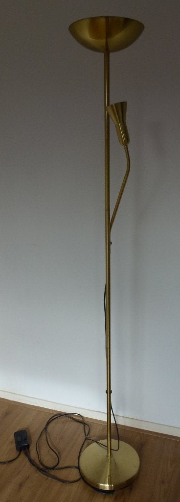 staande schemerlamp halogeen met dimmer, Ophalen, Gebruikt, Metaal, 150 tot 200 cm