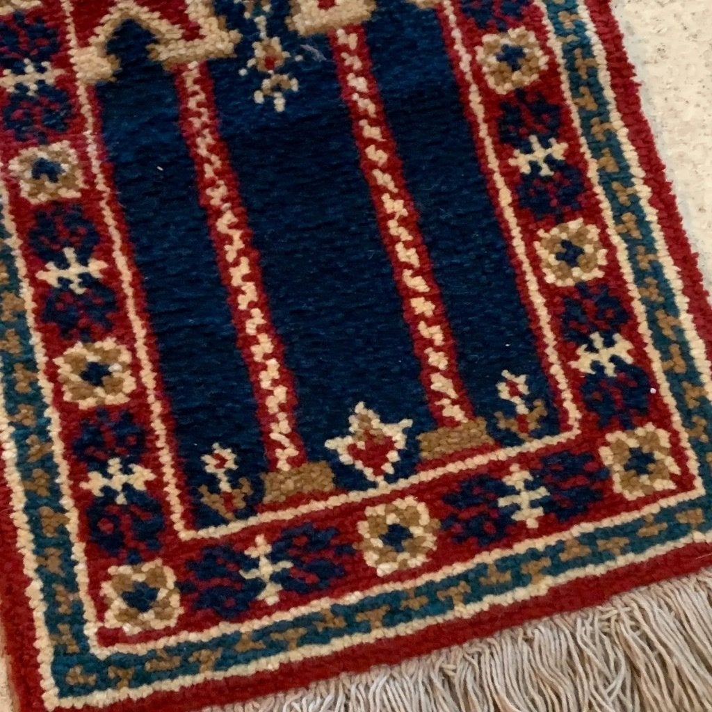 Vintage oosters dik wollen wandkleed kleed 90/57, Djt@dejuistetoon.eu, Ophalen of Verzenden, Zo goed als nieuw, Mon Plaisir 19, Etten-Leur, Netherlands