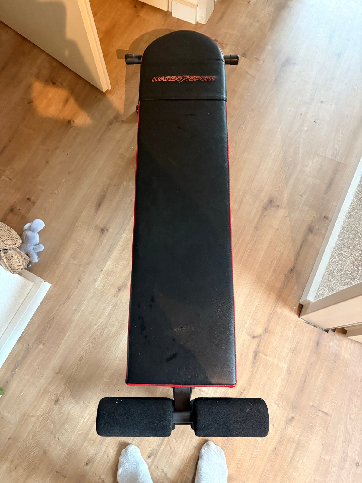 Fitnessbank - Marbo Sport, Sport en Fitness, Ophalen, Zo goed als nieuw, Borst, Fitnessbank