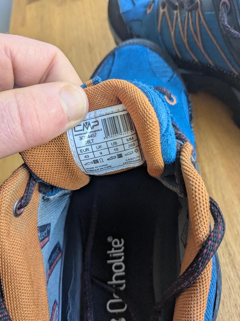 Campagnolo waterproof hiking shoes, Ophalen of Verzenden, Zo goed als nieuw, Blauw, Wandelschoenen of Bergschoenen
