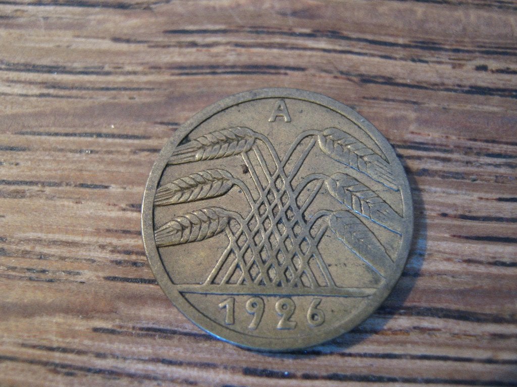 Weimar-Duitsland 5 Reichspfennig 1926, Berlijn #598, Ophalen of Verzenden, Duitsland, Losse munt