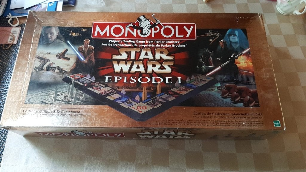 bordspel nieuw Monopoly Star Wars Episode 1 met 3d bord, Vijf spelers of meer, Ophalen of Verzenden, Nieuw, Monopoly