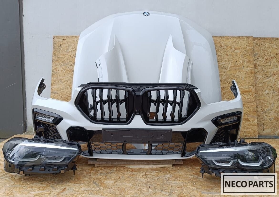 BMW X6 G06 FULL LED COMPLEET VOORKOP BUMPER KOPLAMP O.A!!, Gebruikt, -, Ophalen of Verzenden, Achter