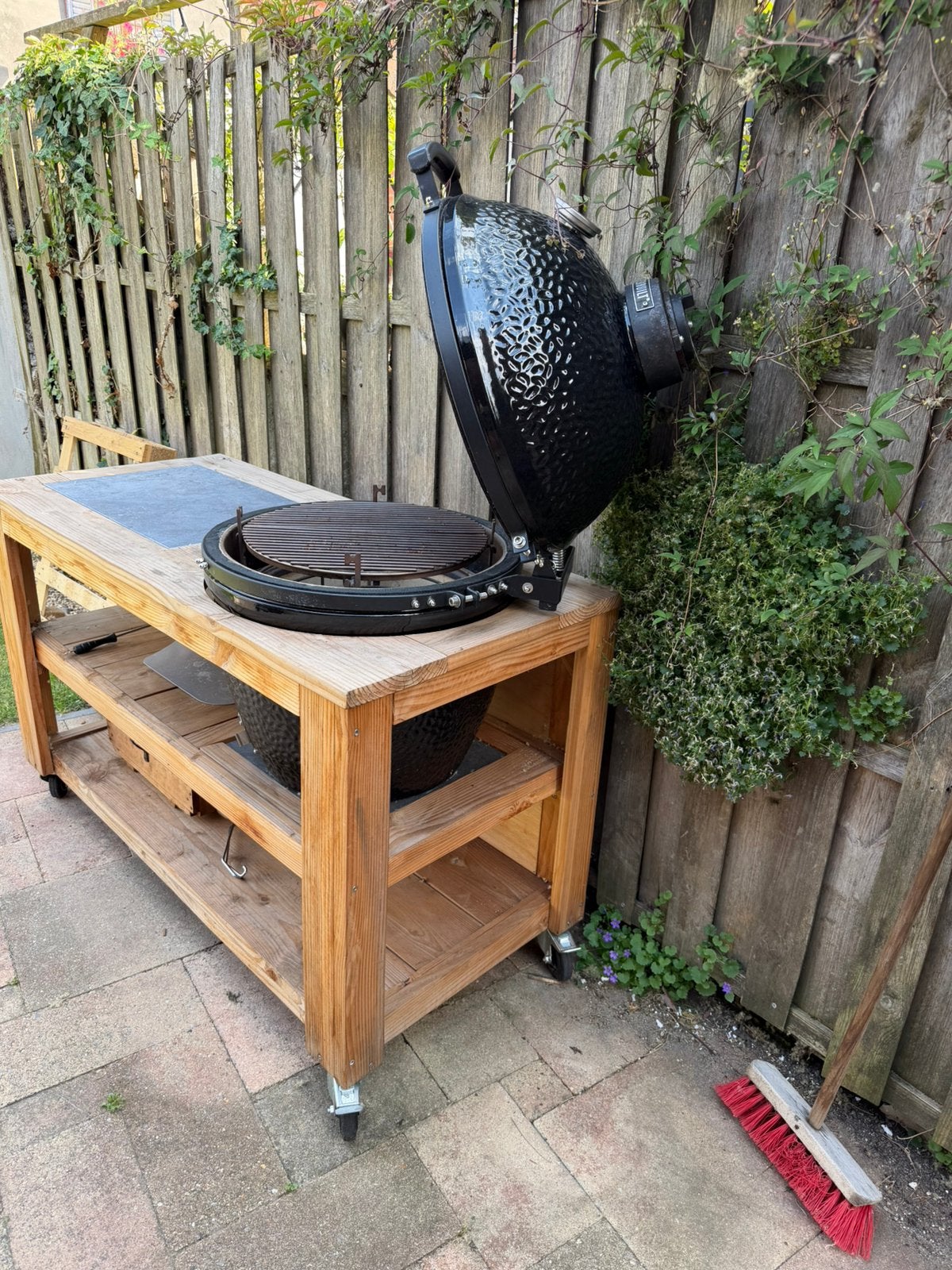 Prachtige buitenkeuken te koop, Ophalen, Zo goed als nieuw, Gas