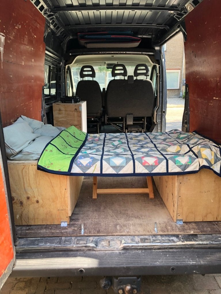 Te huur: camper inrichting voor RDW keuring, Caravans en Kamperen, Ophalen, Gebruikt