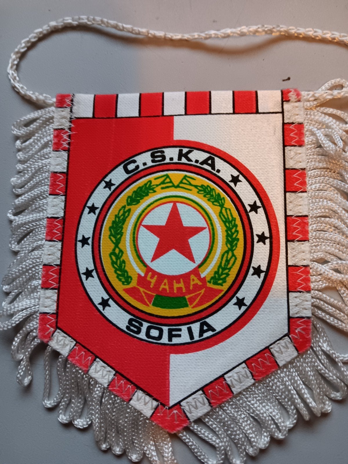 CSKA Sofia Voetbalvaantje - Nieuw, Ophalen of Verzenden, Nieuw, Buitenlandse clubs, Vaantje of Sjaal